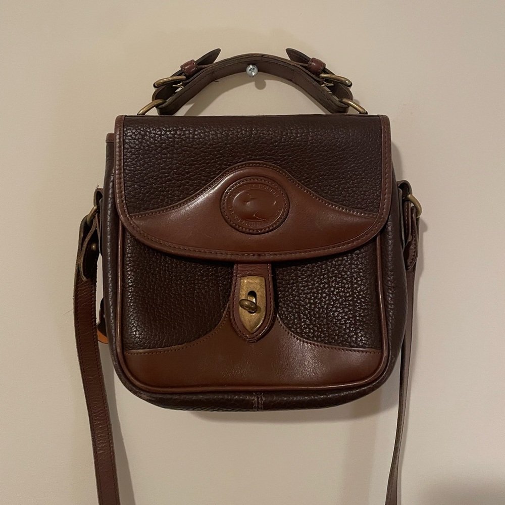 Brown Vintage Dooney and Bourke Purse with Strap